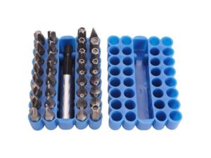 bity 1/4" PL, Tri-Wing, TORX, inbus, sada 33 dílů